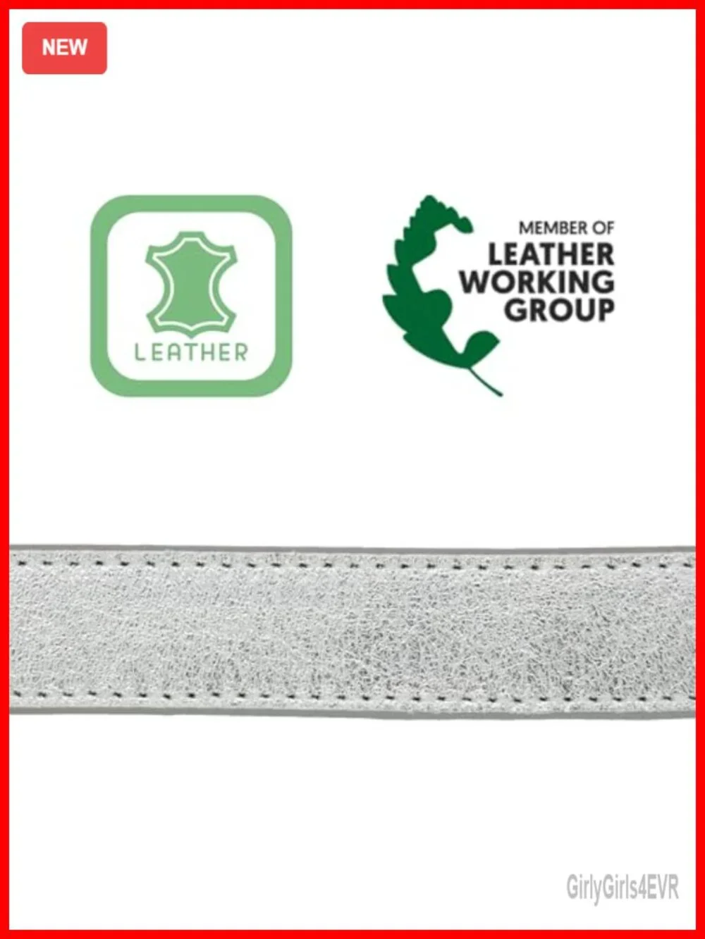 Women's Genuine Italian Leather Belt, Made in France, 1 inch, Brass Buckle